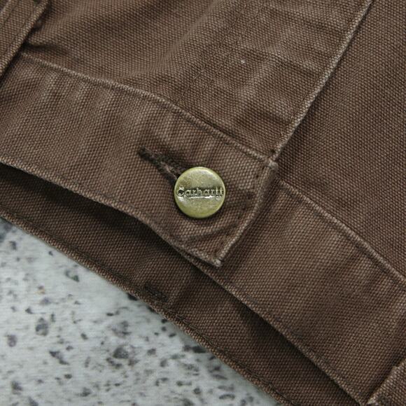 Vintage Carhartt B25 CHT Chestnut Brown Carpenter Shorts 32x8.25 - Picture 13 of 14